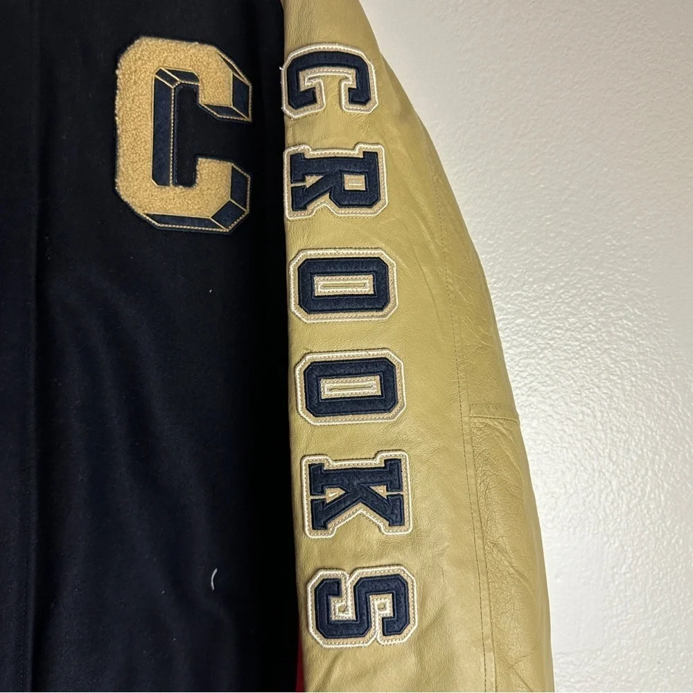 Crooks And Castles 2002 Trouble Maker Crew Vintage Jacket Size XL